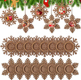 Snowflake Frame Christmas Digital Download SVG Tree Hanging Photo Frame for Laser Cutters Gift for Christmas