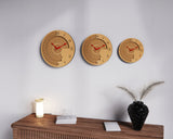 SVG Wall Art Clock Laser Files for Laser Cutting Digital Download Bundle Zentangle Art