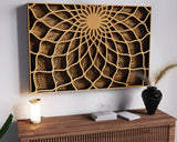 SVG Wall Art Multi Layer Digital Download Zentangle Art for Laser Cutters