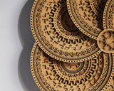 SVG Laser Cutting File Mandala Wall Art Digital Download Multilayer Artwork Files