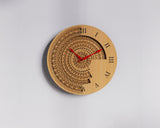 SVG Wall Art Clock Laser Files for Laser Cutting Digital Download Bundle Zentangle Art