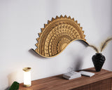 Multilayer Zentangle Wall Art for Laser Cutters SVG File Digital Download Half Art Work