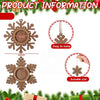 Snowflake Frame Christmas Digital Download SVG Tree Hanging Photo Frame for Laser Cutters Gift for Christmas