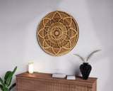 3D Mandala Multilayer Wall Art Laser Files for Laser Cutting Digital Download Zentangle Art