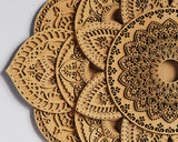 SVG Mandala Wall Art File for Laser Cutters Digital Download File Bundle