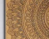 Wall Art SVG File Multilayer Laser Cutting Mandala 3D Art Digital Download