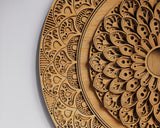 Multilayer Mandala Wall Art for Laser Cutting Machines Zentangle Art Digital Download SVG