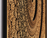 Wall Art SVG File Multilayer Laser Cutting Mandala 3D Art Digital Download