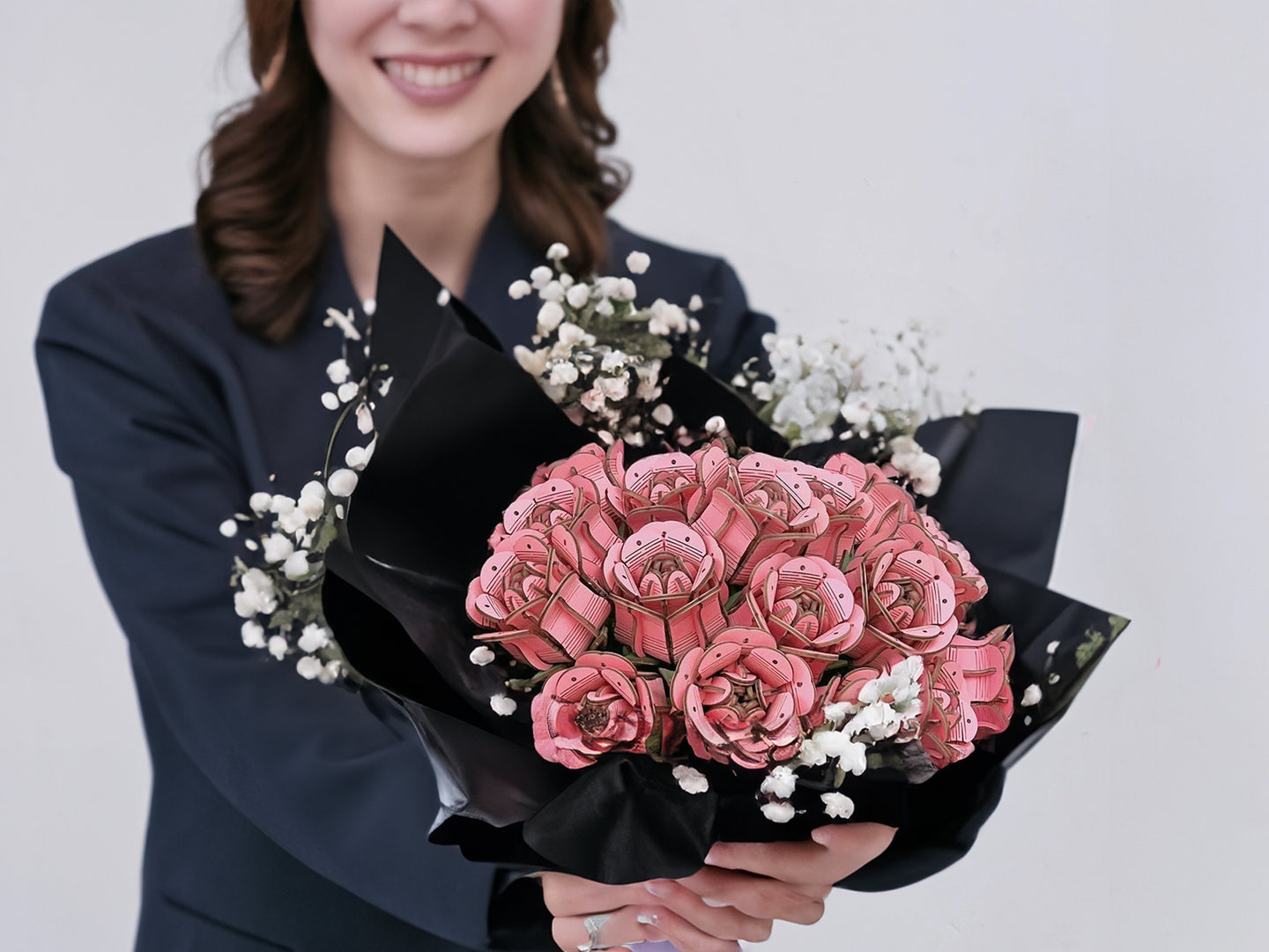 SVG Lasercut Flower Rose Files 3D Bouqet DIY Gift Laser File – Laser ...