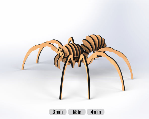 SVG Laser Cut Spider DIY Digital Download – Laser Cut File Archive