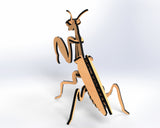 SVG Laser Cut Praying Mantis DIY Digital Download