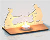 SVG Tealight Holder Silhouette Camping Tealight Laser Cut File Marshmallow Digital Download