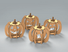 Файлы для держателей чайных свечей в виде тыквы на Хэллоуин для лазерных резаков
