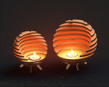 Sphere Tealight Holders SVG Set Candle Holder Bundle Digital Downloads
