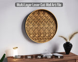 Multilayer Artwork Files for Laser Cutting Machines SVG Digital Download Files Wall Hanging